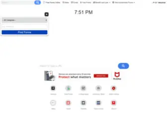 Hfreeforms.online(Free Forms Online) Screenshot
