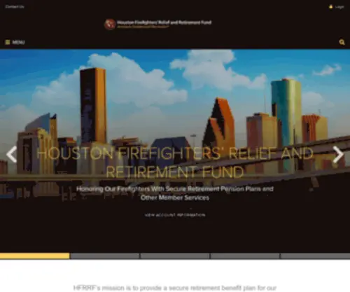 HFRRF.org(Houston Firefighters' Relief and Retirement Fund) Screenshot