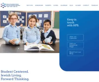 HFS.qc.ca(Hebrew Foundation School) Screenshot