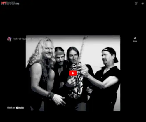HFtrocks.com(Van Halen Tribute Band) Screenshot