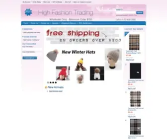 HFTwholesale.com(High Fashion Trading) Screenshot