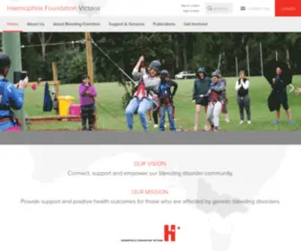 HFV.org.au(Haemophilia Foundation Victoria) Screenshot