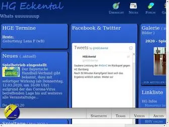 HG-Eckental.de(HG Eckental) Screenshot