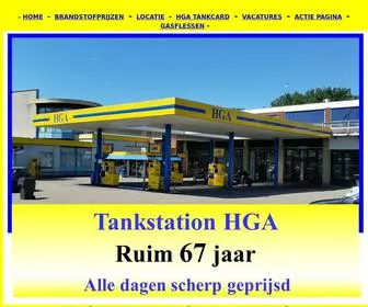 Hga-Alkmaar.nl(Welkom bij tankstation HGA) Screenshot