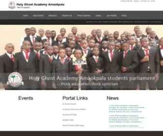 Hgaaspiritancollege.com.ng(The Edu) Screenshot