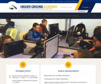 Hgacademy.org(Higher Ground Academy) Screenshot