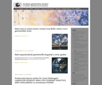 HGD-CGS.hr(HGD-CGS, Hrvatsko Geotehničko društvo, Croatian Geotechnical Society, HGD, CGS) Screenshot