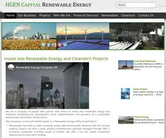 Hgencapital.com(Invest into Renewable Energy and Cleantech Projects) Screenshot