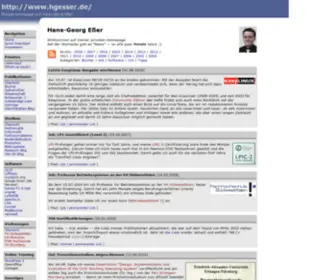 Hgesser.de(Homepage von Hans) Screenshot