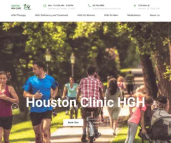 HGHclinichouston.com(Houston Human Growth Hormone Therapy Clinic and Doctor) Screenshot