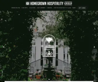 Hghosp.com(Homegrown Hospitality Group) Screenshot