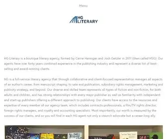 Hgliterary.com(HG LITERARY) Screenshot