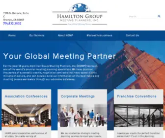 HGMP.com(Hamilton Group Meeting Planners) Screenshot