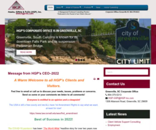 HGP-INC.com(HGP Inc) Screenshot