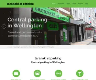 Hgparking.co.nz(Secure and central parking in Wellington with long) Screenshot