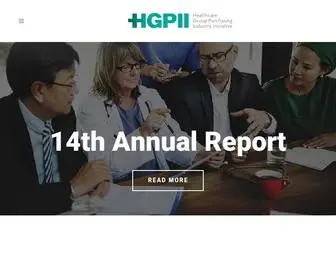 Hgpii.com(Healthcare Group Purchasing Industry Initiative) Screenshot