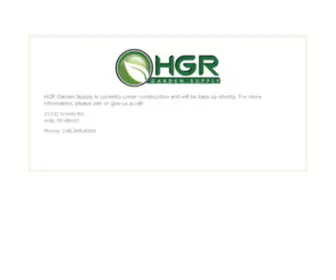 HGrgardensupply.com(HGR Garden Supply) Screenshot