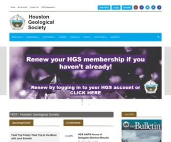 HGS.org(Houston Geological Society) Screenshot