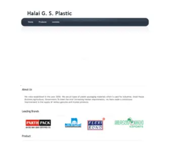 HGSPgroup.com(Halai G S Plastic) Screenshot