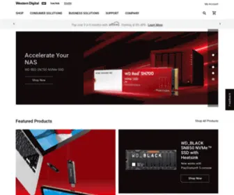 HGST.com(HDDs & NVMe SSDs for PCs) Screenshot