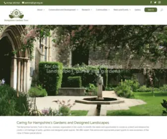 HGT.org.uk(Hampshire Gardens Trust) Screenshot