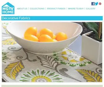 HGTvhomefabrics.com(HGTV HOME) Screenshot