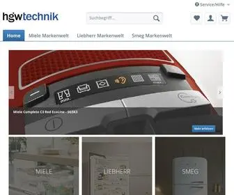 HGW-Technik.de(Miele und Smeg Waschmaschinen) Screenshot
