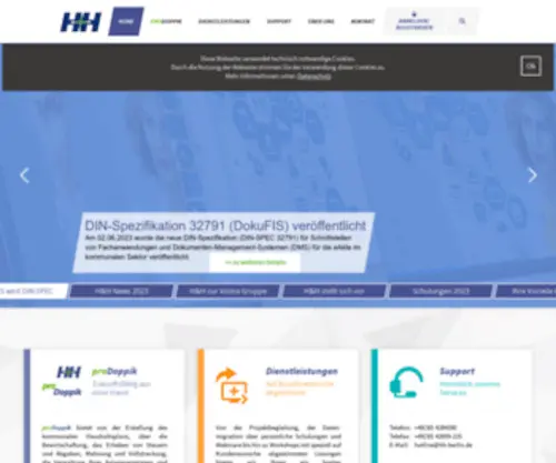 HH-Berlin.de(Kommunale Finanzsoftware (doppisch und kameral)) Screenshot