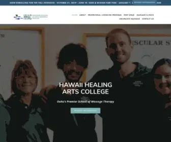 HHaCDirect.com(Hawaii Healing Arts College & Massage Professionals) Screenshot