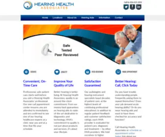 HHahearing.com(Hearing Health Associates) Screenshot