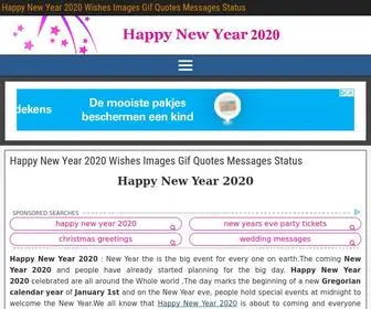 HHappynewyear2020.com(Happy New Year 2020 Wishes Quotes Messages Greetings) Screenshot