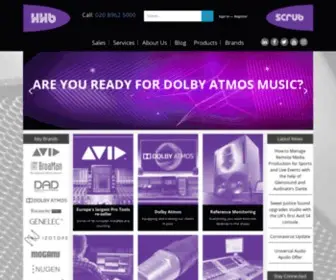 HHB.co.uk(Pro Audio Technology) Screenshot