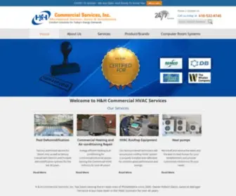 HHcommercialonline.com(Commercial HVAC Mechanical Service Company) Screenshot