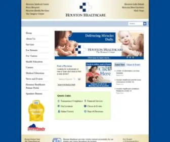 HHC.org(Houston Healthcare) Screenshot