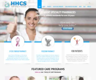 HHCS.com(Freedom Pharmacy & Cystic Fibrosis Pharmacy) Screenshot