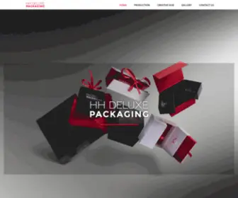 HHdeluxepackaging.com(HH Deluxe Packaging) Screenshot