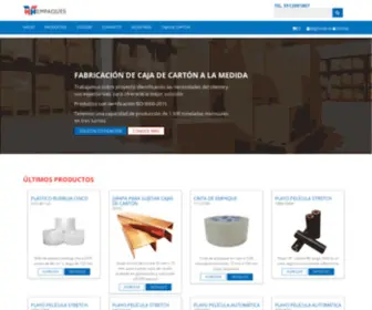 HHempaques.com(Productos para Empaque Y Embalaje) Screenshot