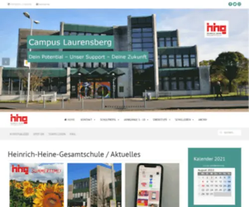HHG-AAchen.de(HHG-Aachen - Home) Screenshot