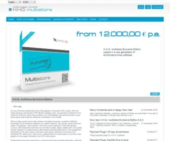 HHG-MultiStore.com(Multistore Shop software) Screenshot