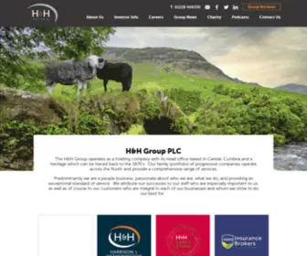 HHgroupplc.co.uk(H&H Group PLC) Screenshot