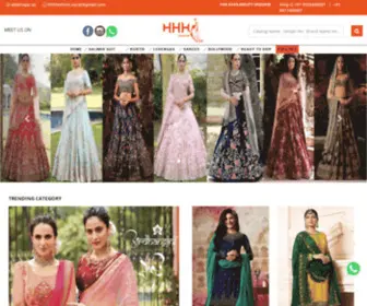 HHHfashion.com(Surat Leading Online Wholesaler Supplier) Screenshot