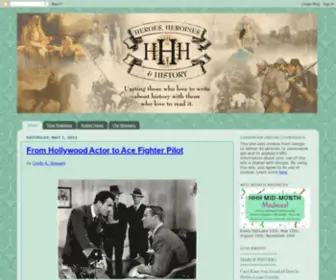 HHHistory.com(Heroes, Heroines, and History) Screenshot