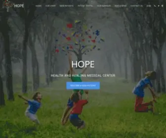 HHHmed.com(HOPE Health and Healing Medical Center) Screenshot