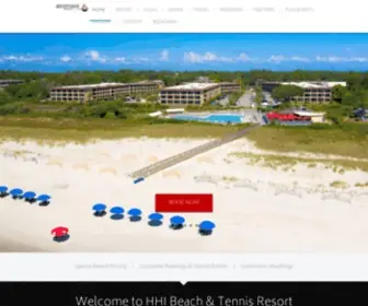 HHibeachandtennis.com(Hilton Head Island Beach & Tennis Resort) Screenshot