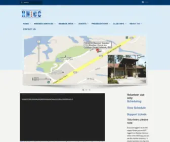 HHicc.org(Hilton Head Island Computer Club) Screenshot