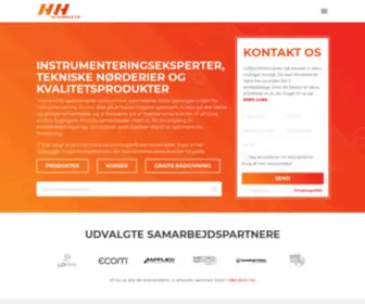 HHinstruments.dk(HH Instruments) Screenshot