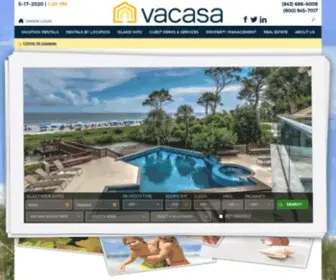 HHivacations.com(Find your next Hilton Head vacation rental home or villa (we have over 460+ to choose from)) Screenshot