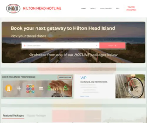 HHiwelcomecenter.com(Hilton Head Hotline) Screenshot