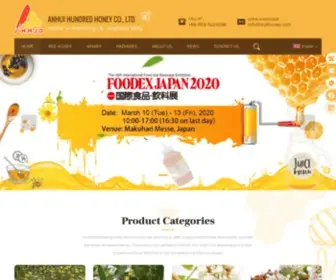 HHJdhoney.com(Hundred Honey Supply Pure Natural Honey And Bee Products) Screenshot