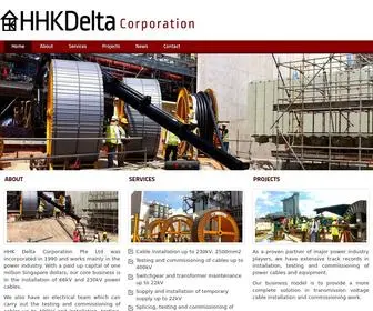 HHkdelta.com(HHK-DELTA CORPORATION PTE LTD) Screenshot